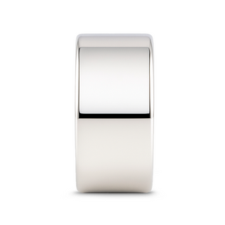 STOCKTON Flat Style White Tungsten Ring - 2mm - 12mm
