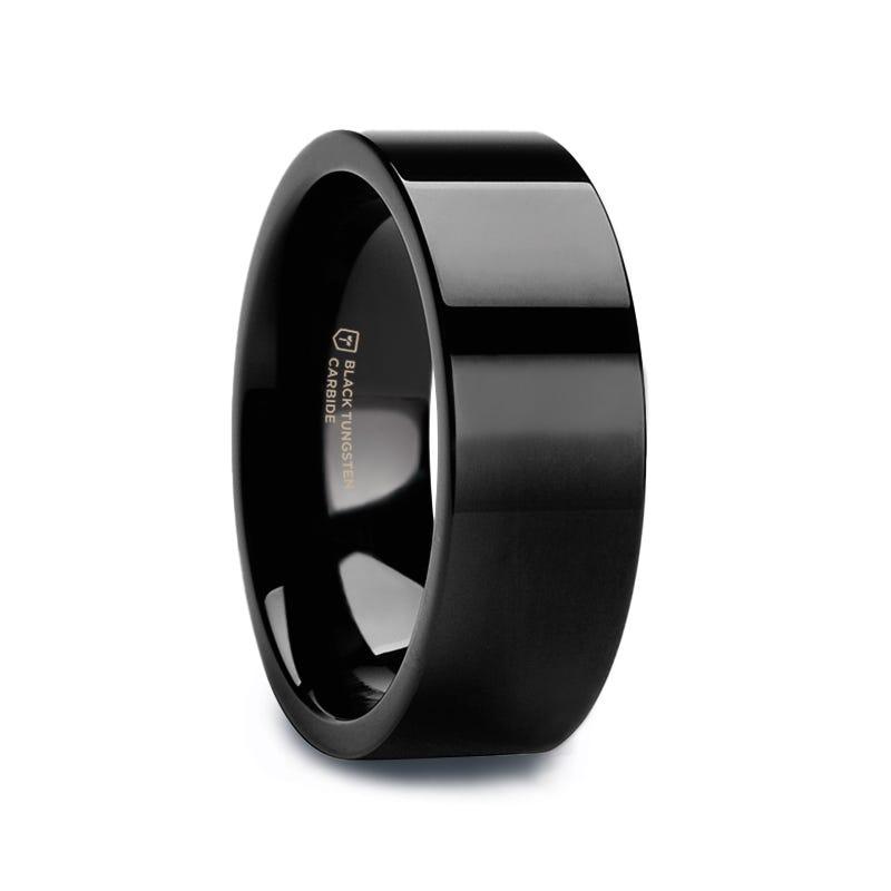 MORPHEUS Flat Black Tungsten Ring - 2mm - 12mm – Thorsten Rings